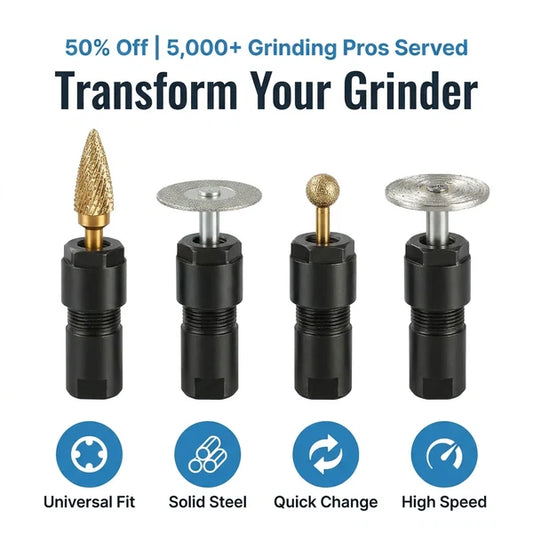 TURN YOUR ANGLE GRINDER INTO A PRECISION GRINDING TOOL