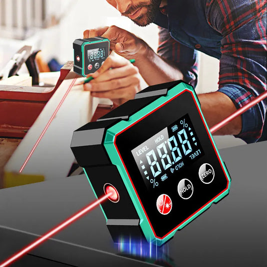 Worldiwide™ 4-Side Magnetic Digital Angle Finder
