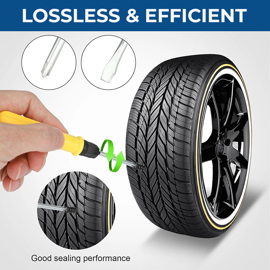 EMERGENCY TIRE REPAIR — WITHOUT REMOVING THE TIRE