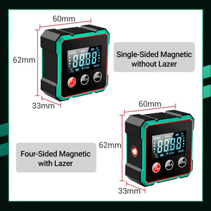 Worldiwide™ 4-Side Magnetic Digital Angle Finder